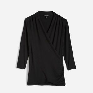 41 Hawthorn Black Wrap Top
